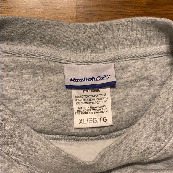 Reebok Cincinnati Bengals Sweater Gray XL/XXL - Picture 5 of 6